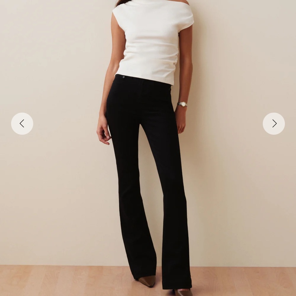 Spanx Black Flared Black Jeans